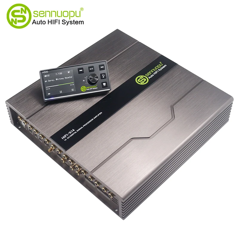 Procesador de sonido digital de alta resolución de 16 canales con amplificador de 14 canales