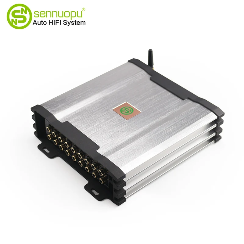 Procesador de sonido digital de 12 canales con amplificador de 8 canales