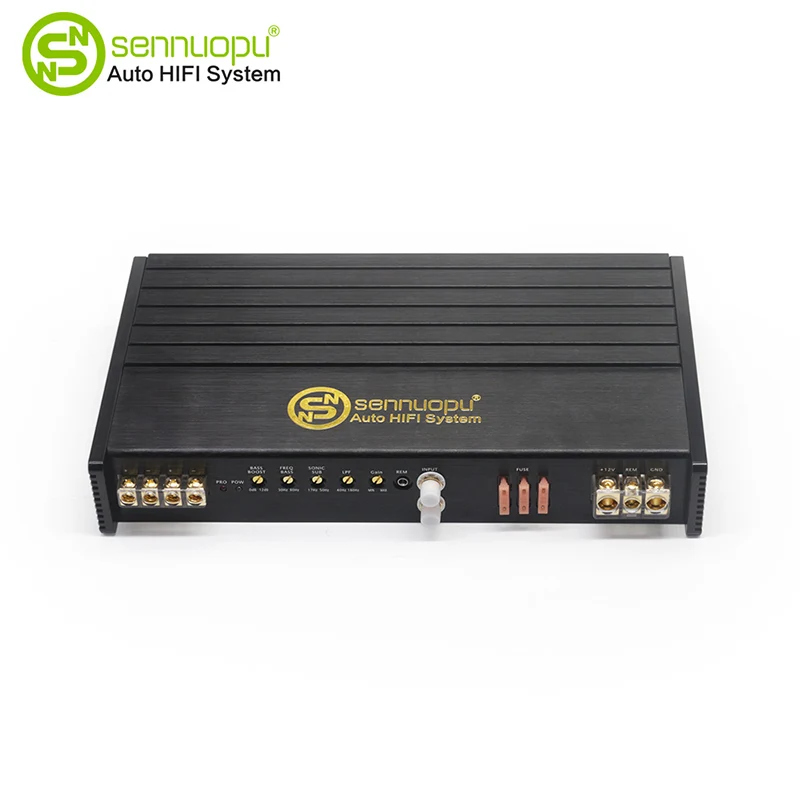 Amplificador de auto de monobloque de clase AB de alta potencia