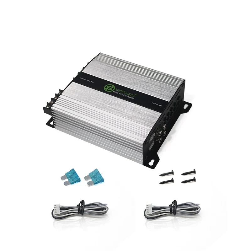 Monoblock Car Sound Amplifier Class D Subwoofer Audio Processors