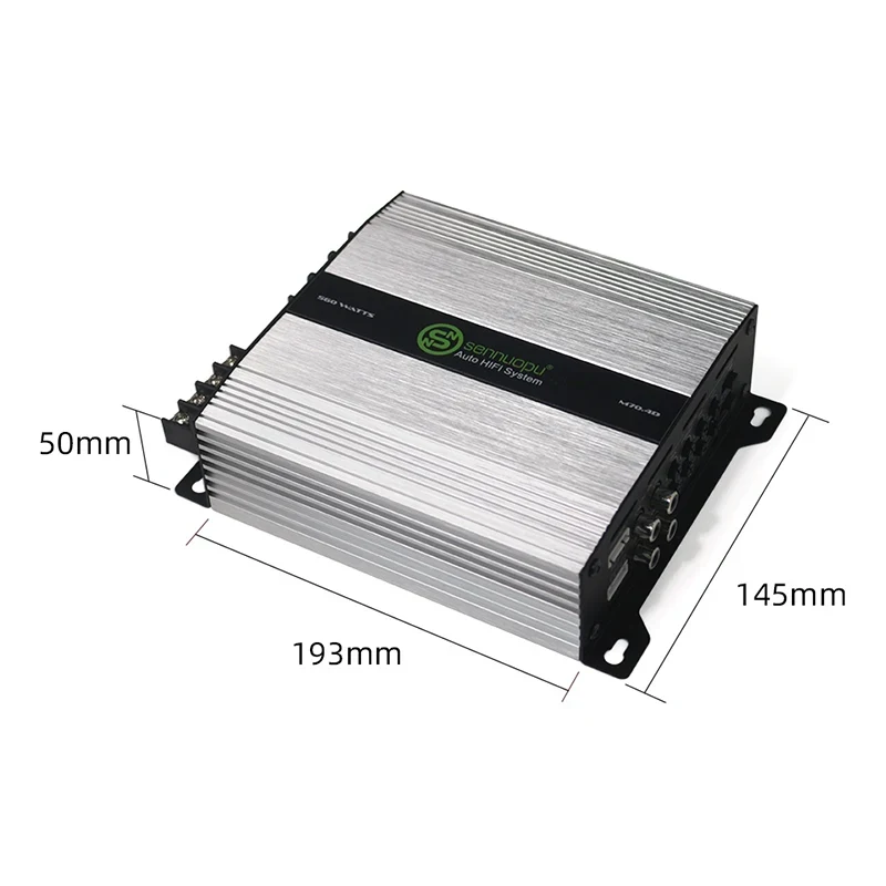 Monoblock Car Sound Amplifier Class D Subwoofer Audio Processors